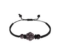 Money Attraction Cat Bracelet - Black Obsidian Women Bracelets -Wealth Prosperity Abundance Stone Bead Bracelet, Entrepreneur Business Luck Beaded Bracelets,Spiritual Mood Energy Cute Protection, 8