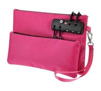 Money Bag with Lock,Safe Storage Pouch Security Locking Pouch Large Capacity Double Layer Waterproof Portable Lockable Safe Bag for Cash Travel Bank Deposits Medicine Credit, 24.5×18.5×3 cm