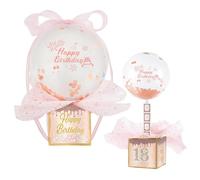 Money Balloon Surprise, Birthday Money Box with Cash Balloons, Surprise Cash Gift Money Box, 60-Piece Gift Set for Creative Gifts, Party Supplies for Women Men Friends Girlfriend Wife Sister