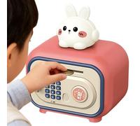 Money Bank - Fingerprint Password Unlock with Sound, Electronic Money Bank, Coin Banknote Storage, Safe Toy for Bank | Ideal for Boys and Girls Aged Up