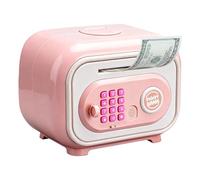 Money Bank Toy - Electronic Cash Safe Box Toy, Fingerprint Code Security, ATM Style Savings Machine | Birthday Gift Learning Tool,for Counting Savings Ages 3-12 Girls Teens Birthday Play