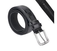 Money Belt for Men - Secret Compartment Money Belts | Anti Theft Moneys Belts with Pocket PU Leather Wallet for Valuables Cash Jewelry Outdoor Business Trip Daily Jogging Camping Hiking