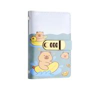 Money Binder for Cash Saving | Capybara Money Management Notebook with Lock - Money Saving Folder for Financial Planning | For Graduates Students Beginners Families Couples Adults Home Office Flat