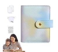 Money Binder Organiser for Cash, A7 Colour Cash Stuffing Binder, Loose Sheet, Waterproof Budget Binder, Fashionable Money Folder for Budgeting, Money Saving