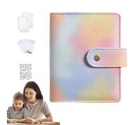 Money Binder Organizer - A7 Color Ledger Book, Savings Challenge Set, Waterproof Envelope Binder, Stylish Cash Tracker | for Budget Planning Travel Saving Routine Household Finance Management