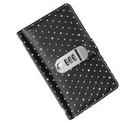 Money Binder - PU Leather, Savings Challenge with Password Lock, Spacious | 100 Envelope Challenge Binder, Money Saving Book for Home Workplace Travel Business Trip Adults Family Women Men