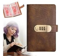 Money Book for Cash Saving,100 Envelopes Budget Organizer - Money Savings Binder with Password Lock - for Challenge Allowance Budget Management Personal Finance (Light Brown)