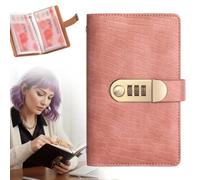 Money Book for Cash Saving,100 Envelopes Budget Organizer - Money Savings Binder with Password Lock - for Challenge Allowance Budget Management Personal Finance (Pink)