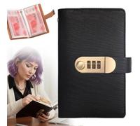 Money Book for Cash Saving,100 Envelopes Budget Organizer - Money Savings Binder with Password Lock - for Challenge Allowance Budget Management Personal Finance (Black)