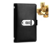 Money Book - Notebook with 100 Envelopes and Combination Lock | Money Book for Saving Money | For Budget, Financial Expenses, Children, Adults, Home, Apartment, Dorm, Office, School, Travel, Personal