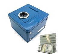 Money Box - Atm Savings Bank, Money Saving Organizer | 2 Digit Combination Lock Box, Kids Large Space Savings Bank, Child-Friendly Money Security Box, Metal Money Saving Organizer for Security