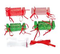 Money Box Christmas - Candy Shape Holiday Party Decoration | Christmas Box with Bags - for Kids Adults Women Men Girls Boys Mom Dad Family Gathering