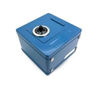 Money Box for Kids, 13.5 x 13.5 x 9.5 cm Money Box with Code, Secret Code Money Box, Simulation Money Safe for Boys and Girls