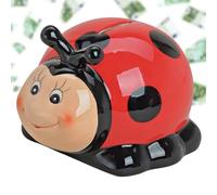 Money Box Ladybird Lockable - Fun 12 cm Large Children's Money Box with Key