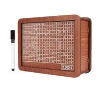 Money Box, Multifunctional Money Safe with Pen, Money Saving Challenge Box, Non-Opening Money Box for Boys, Girls, Women, Men, Adults