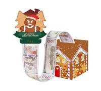Money Box - Pull Surprise Pouch, Fun Christmas Cash Boxe, Pop Christmas Money Box For Cash Gift | Surprise Gift Container, 50P Transparent Bags, Pull Container for Xmases Party for Adult