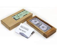 Money Box Puzzle Gift Set - Wooden Brain Teaser Puzzle Box Challenging Intelligence Puzzle Games, Money Safe Puzzle, Secret Lock Box, Logic & Problem Solving Toy & Unique Gift (ATM)