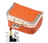 Money Box with Key - Women Coin Keep Wallets | Change Holder Purse coinss | Pocket-Size Money Bag | Soft Coin Purse Pouch Car Key Case Wallet Organizer with Kiss Lock for Women Accessories