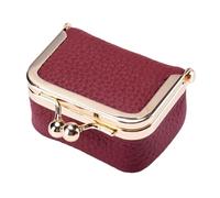 Money Box with Key - Women Coin Keep Wallets | Change Holder Purse coinss | Pocket-Size Money Bag | Soft Coin Purse Pouch Car Key Case Wallet Organizer with Kiss Lock for Women Accessories