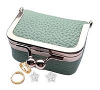 Money Box with Key - Women Coin Keep Wallets | Change Holder Purse coinss | Pocket-Size Money Bag | Soft Coin Purse Pouch Car Key Case Wallet Organizer with Kiss Lock for Women Accessories