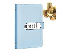 Money Challenge Book Savings Binder - A6 Budget Planner PU Leather with 100 Envelopes, Clear Pocket, Financial Organization Expense Tracking | Cash Management portabl