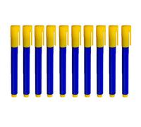 Money Checker Pen 10 Pack - Counterfeit Fake Note Detector Pens for Cash | Cash checking pens for shops, bars and market stalls. Instant ink test on paper banknotes, dollars and euros. Till-ready.