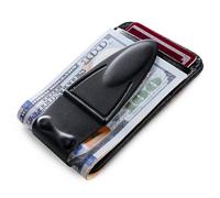 Money Clamp Matte Black Geneva With Black Wallet Clip