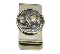 Money Clips Metal Money Clip, Brass Yak Coin Moneyclip, Retro Money Clips for Cash, Money Clip Wallet for Men