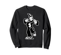 Money Clown Ghost Cartoon Halloween Vintage 1920 Rubberhose Sweatshirt