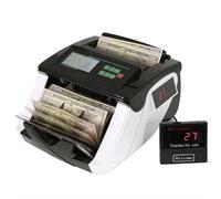 Money Counter,Banknote Counter,with Value Count,with LCD Display,900bills/Min,Dollar Euro Cash Counter,Anti-Counterfeiting Detection,Batch Processing,180 Notes Capacity