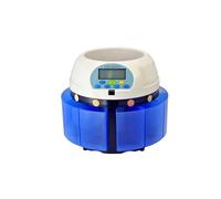 Money Counter Coin Counter Machine Money Counter Mixed Coin Value Sorter Automatic Electronic Counter with Coin Drawer Fast and Easy to Use(Russia)