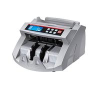 Money Counter, LCD Display Cheap Money Counter for Paper & Polymer Currencies with UVMG Function Billnote Counting Machine Money Detector(A)