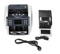 Money Counter Machine Value Cash Register Intelligent Bill with Image Sensor Multi Currency Fake Detector Uv(A)