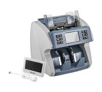 Money Counter, Money Counter Machine Business Cash Register Fake Banknote Detector with 5 Counterfeit Fuction for Euro USD AUD Banks Shops(Counter-LCD)