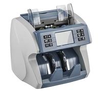 Money Counter, Money Counter Machine Business Cash Register Fake Banknote Detector with 5 Counterfeit Fuction for Euro USD AUD Banks Shops(Counter)