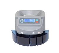 Money Counter, Money Counter Machine USD Dollar Coin CounterCounting Equipment American Coin Money Sorting Machine Coin Counter with LCD Display(EU Coins)