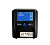 Money Counter, Money Counting Machine Banknote Money Detector Banknote Cash Counter Using UV/MG/IR/DD Test Detector Counterfeit Currency Detector(Nero)