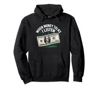 Money Design Hustle Business Entrepreneur Millionaire Pullover Hoodie