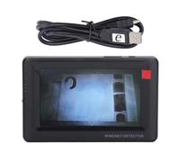 Money Detector Machine Handheld Portable Counterfeit Bill Currency Tester for Euro Dollar Russian Ruble Banknote Identification with 4.3 Inch Display for Shops Restaurants Small