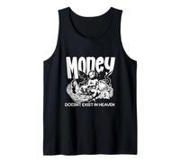 Money Doesn’t Exist in Heaven Angel Cash Design Art Tank Top
