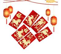 Money Envelopes - 2026 Year Of The Horse Engraved In Gold Foil,Lunar New Year 2026 Red Envelopes,For New Lunar Spring Festival Marriage Engagement Birthday Men Women Boys Girls
