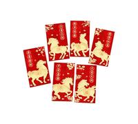 Money Envelopes - Gold Foil Embossing Traditional | Red Envelopes for Chinese New Year | For Marriage Engagement Birthday Spring Festival Wedding Women Girls Teenagers