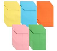 Money Envelopes Mini Small Envelopes for Money Coloured Seed Tiny Envelope Packets Wage Cash Envelope Coin for Packing Storing Items Wages Notes Beads 8.9 x 5.7cm