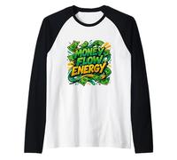 Money Flow Energy Retro Vibes Raglan Baseball Tee