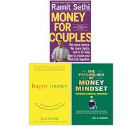 Money For Couples, Happy Money & The Psychology of Money Mindset 3 Books Collection Set