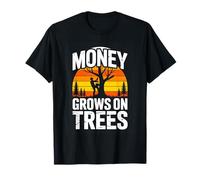 Money Grows On Trees Arborist Tree Climber T-Shirt