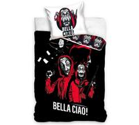 Money Heist La Casa De Papel Bella Ciao Single 100% Cotton Duvet Cover Set