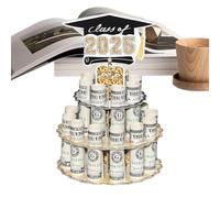 Money Holder Graduation - Class of 2025 Money Holder | Wooden Funny Rack Decoration Box Cake Design for Her Him Boys Preschool Kindergarten College Celebration