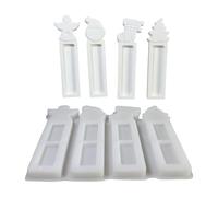 Money Holder Mold - Christmas 4 Cavity Decoration Moulds, Easy Release Cash Holder | Home Classroom Holiday Gathering Handcrafting Casting DIY Resin Craft Ornament Gift Making