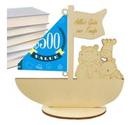 Money Holder, Money Gift Holder, Decorative Boat Money Holder, Creative Money Holder, Desk Decoration, Animal Figures, Ship Shape, Money Holder for Home and Workplace